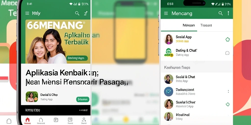 Tampilan antarmuka 66MENANG yang modern dan menarik.