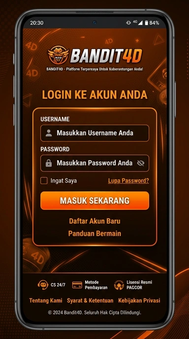 Cara Masuk Akun bandit4d untuk Pengguna Android
